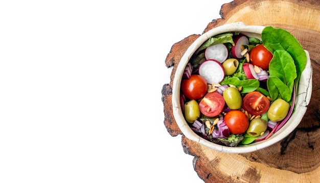 Przygotowywanie sałatki z sezonowych warzyw